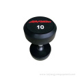 Commercial home gym use rubber coated dumbbells set